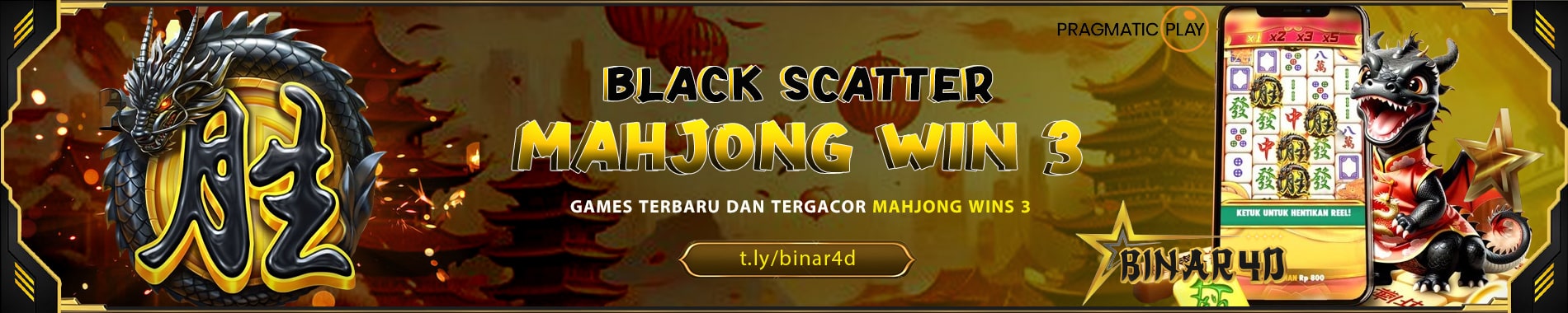 Black scatter mahjong win 3 pragmatic play di BINAR4D